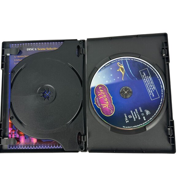 Walt Disney Aladdin 2-Disc Special Edition Platinum 2004 DVD Animated Musical - Picture 4 of 8